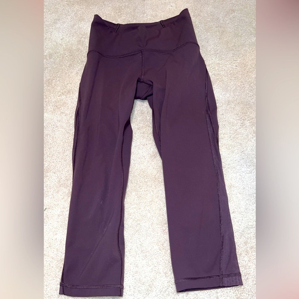 plum lululemon leggings